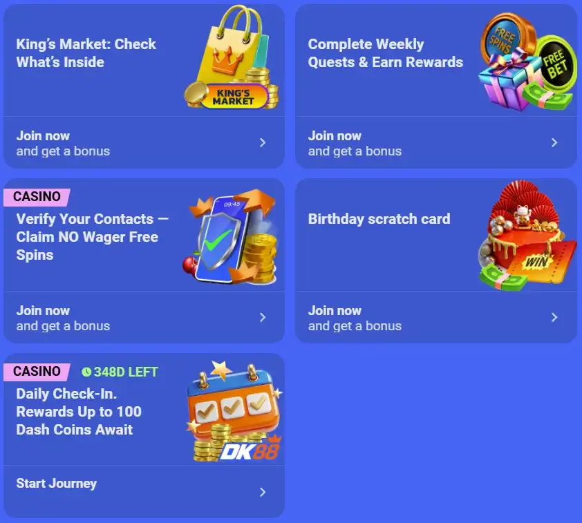 DK88 Casino Tournaments and Leaderboards