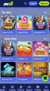 Play Slots, Live Casino and Table Games on Mobile